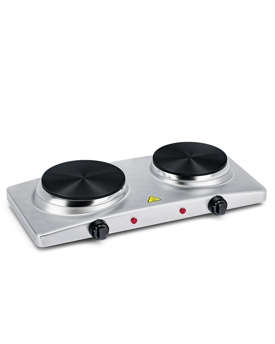 1800W Double Hot Plate Electric Countertop Burner