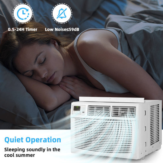 10000 BTU Window Air Conditioner-White