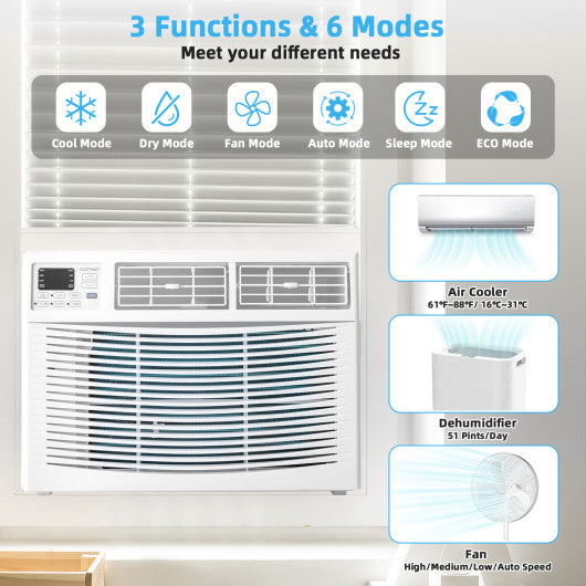 10000 BTU Window Air Conditioner-White