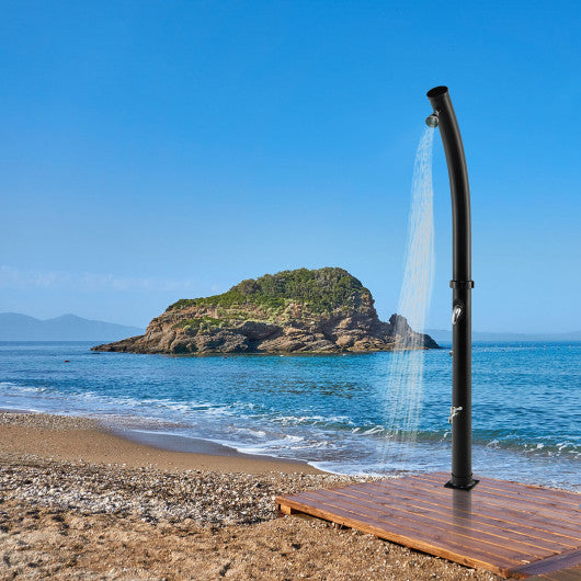 7.2 Feet Solar-Heated Shower with 360Â° Rotating Shower Head