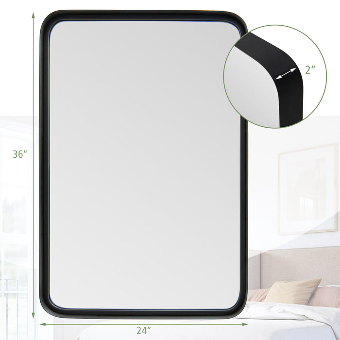 Rectangular Wall Mount Bathroom Mirror Vanity Mirror-L