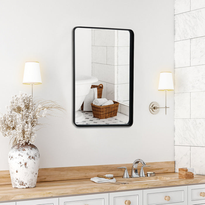 Rectangular Wall Mount Bathroom Mirror Vanity Mirror-L