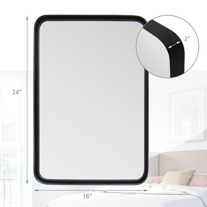 Rectangular Wall Mount Bathroom Mirror Vanity Mirror-S