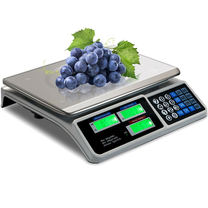 66 lbs Electronic Price Computing Scale with LCD Screen Display