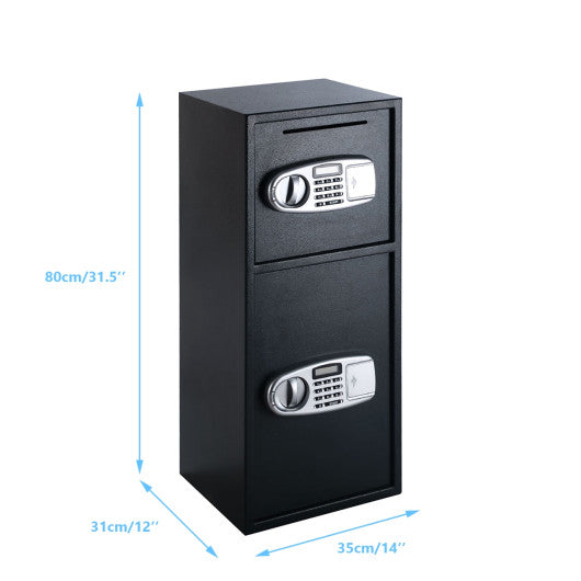 Digital Safe Box with 2 Doors