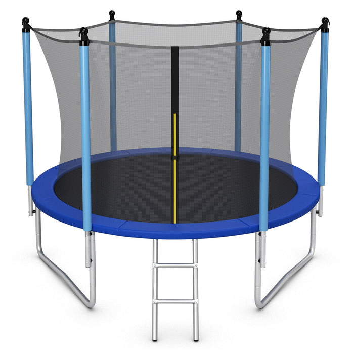 14 Feet Jumping Exercise Recreational Bounce Trampoline with Safety Net