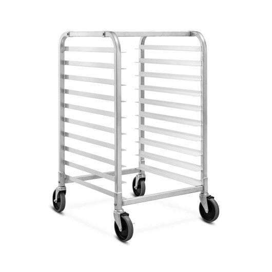 10 Sheets Aluminum Rolling Bakery Pan Rack