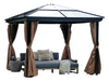 Venus - Gazebo Polycarbonate Roof, 10' X 14' / 12' X 14' / 12' X16'