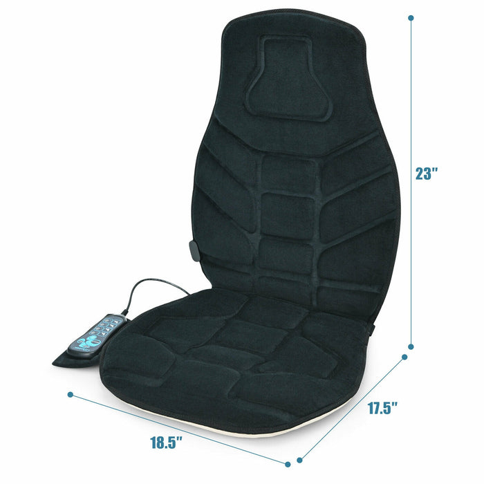 Seat Cushion Massager with Heat and 6 Vibration Motors for Home