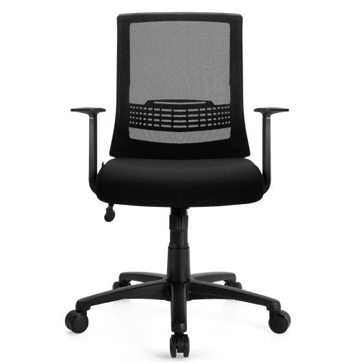 Adjustable Mid Back Mesh Office Chair with Lumbar Support