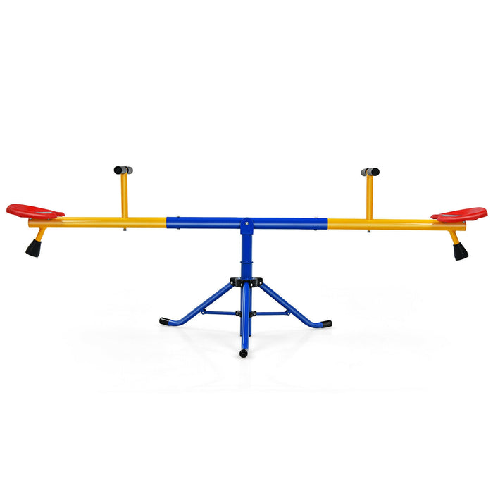 360Â°Rotation Kids Seesaw Swivel Teeter Totter Playground Equipment