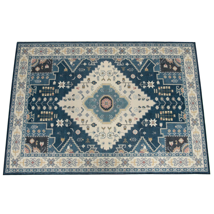 Faux Wool Fabric Area Rugs Doormat-M