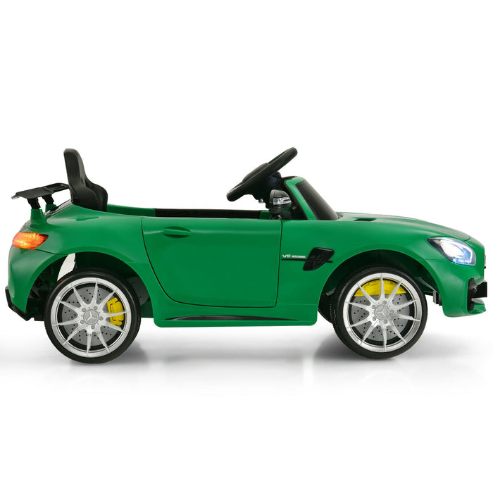 12V Licensed Mercedes Benz Kids Ride-On Car with Remote Control-Green