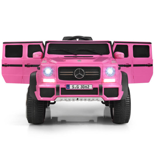 12V Licensed Mercedes-Benz Kids Ride On Car-Pink