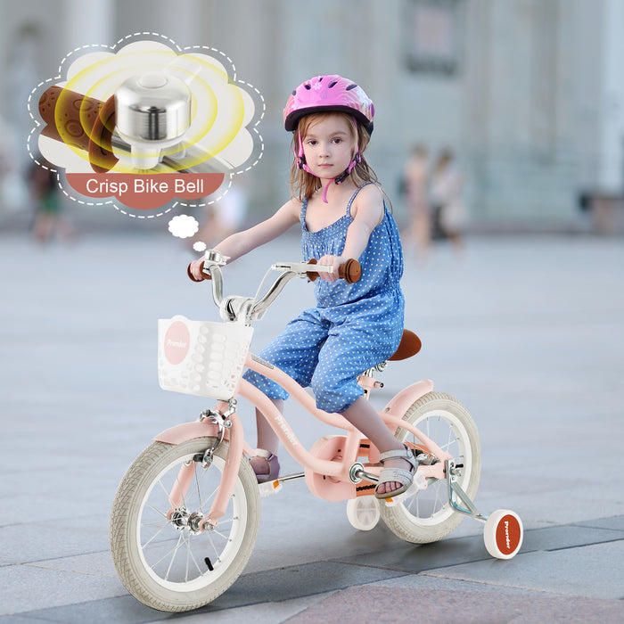 12 Inch Kids Bike with Training Wheels for Boys Girls Ages 3-8 Years-12 inches