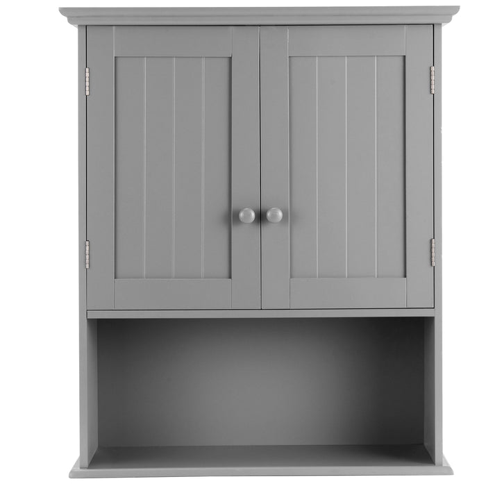 Wall Mount Bathroom Storage Cabinet -Gray