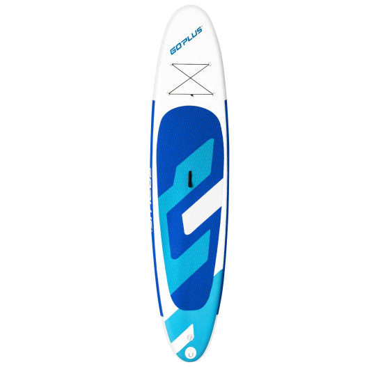 11 Feet Inflatable Stand Up Paddle Board with Aluminum Paddle-Blue