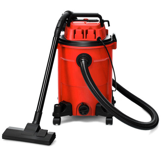 3 in 1 6.6 Gallon 4.8 Peak HP Wet Dry Vacuum Cleaner with Blower-Red