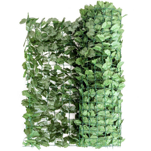 Faux Ivy Leaf Decorative Privacy Fence-59 x 118 Inch