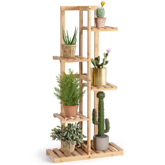 5 Tier 6 Potted Plant Stand Rack for Patio Yard