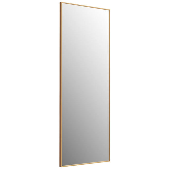 59 Inch Full Length Mirror Large Rectangle Bedroom Mirror-Golden