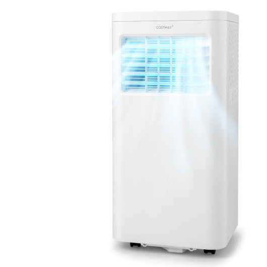 8000 BTU(Ashrae) Portable Air Conditioner Cools 250 Sq.Ft-6000 BTU