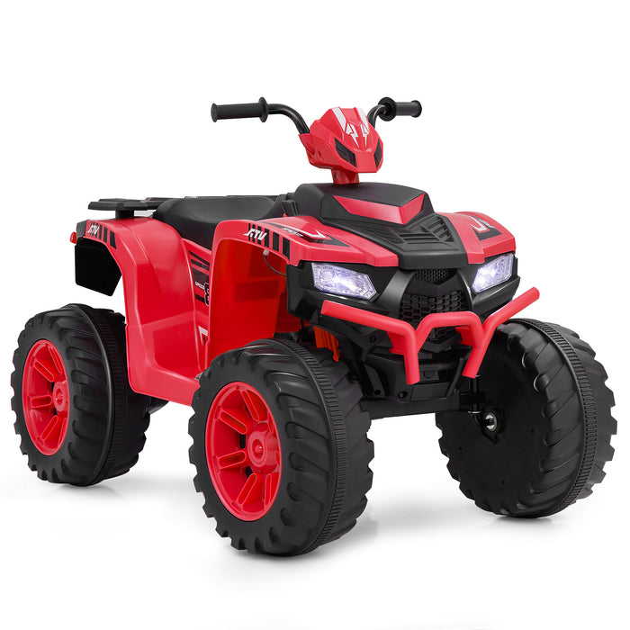 24V Kids Ride-On Electric ATV with Wireless Connection for Toddlers 3-8 Years Old-Red