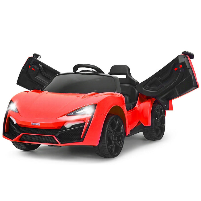 12V 2.4G RC Electric Vehicle with Lights-Red