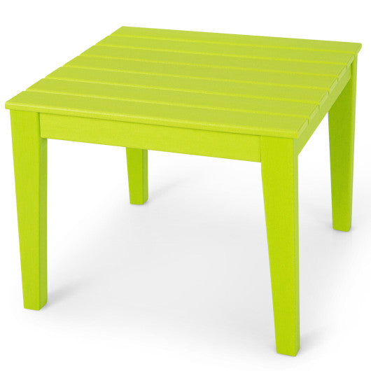 25.5 Inch Square Kids Activity Play Table-Green