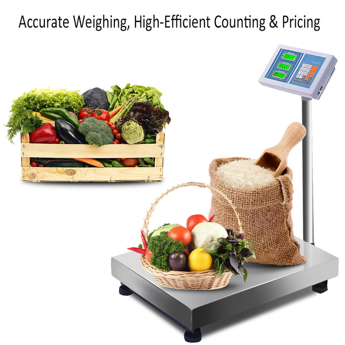 660 lbs Weight Computing Digital Floor Platform Scale