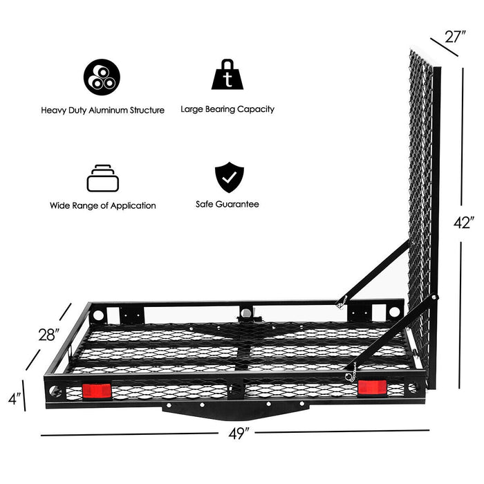 Strong Electric Wheelchair Hitch Carrier Mobility Ramp