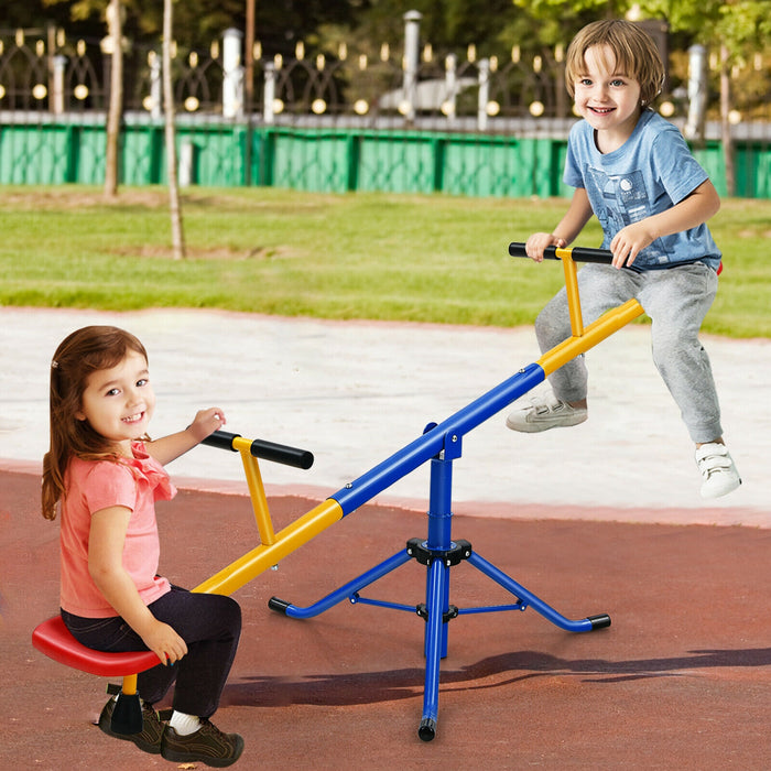 360Â°Rotation Kids Seesaw Swivel Teeter Totter Playground Equipment