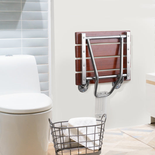 Wall-Mounted Folding Shower Seat Bench Bath Seat Bench Shower Chair