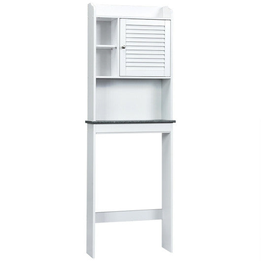 3-Tier Bathroom Over-the-toilet Storage Cabinet with Adjustable Shelves