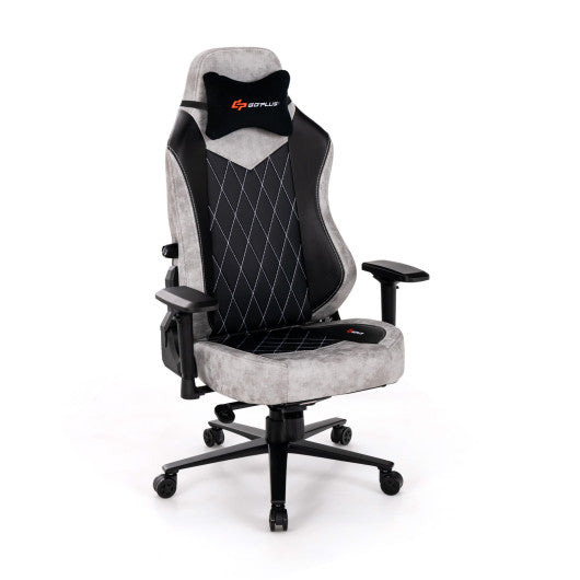 360 Swivel Computer Chair with Casters for Office Bedroom-Black