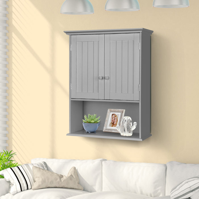 Wall Mount Bathroom Storage Cabinet -Gray