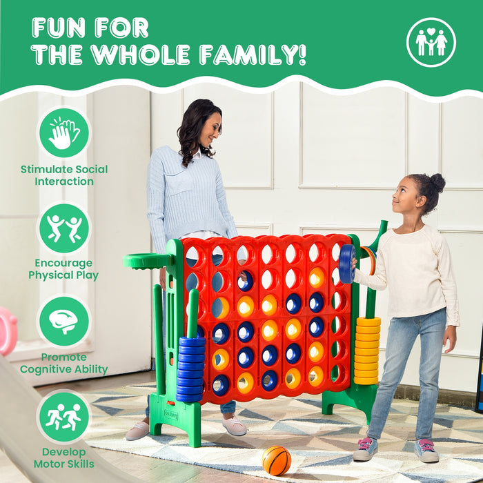 2.5Ft 4-to-Score Giant Game Set-Green