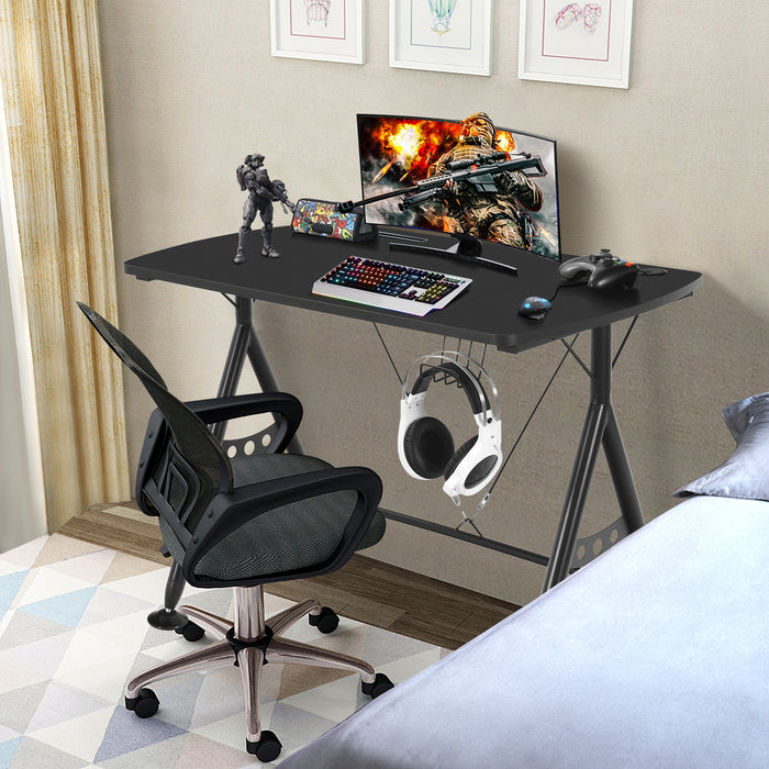 Y-shaped Gaming Desk with Phone Slot and Cup Holder