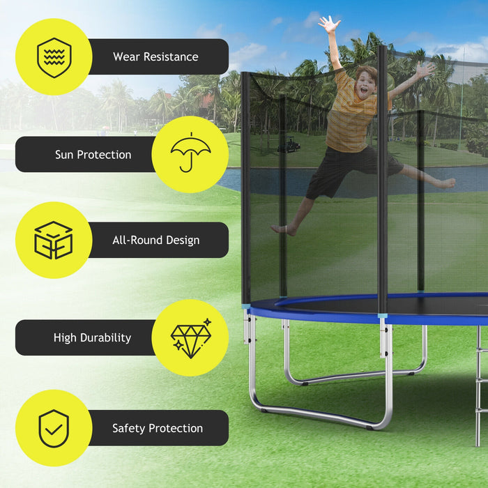 Trampoline Safety Replacement Protection Enclosure Net-16 ft