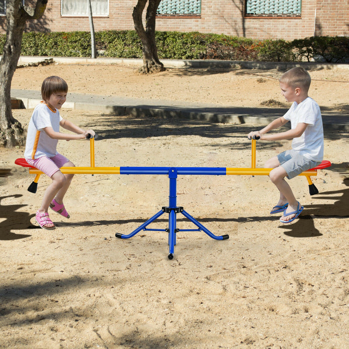 360Â°Rotation Kids Seesaw Swivel Teeter Totter Playground Equipment