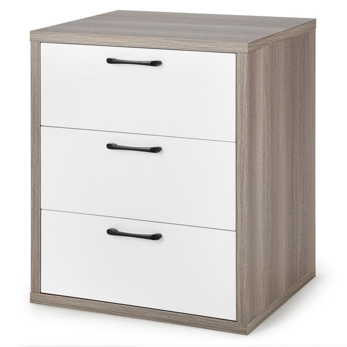 3 Slide-out Drawers Modern Dresser with Wide Storage Space