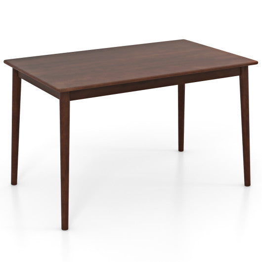 48 Inches Wooden Dining Table for 4 People-Brown