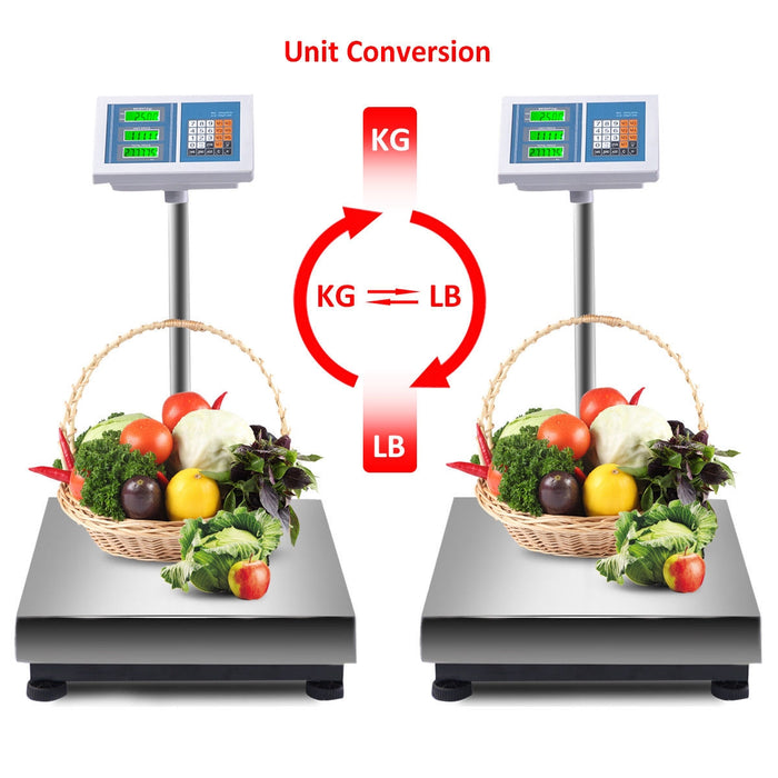 660 lbs Weight Computing Digital Floor Platform Scale