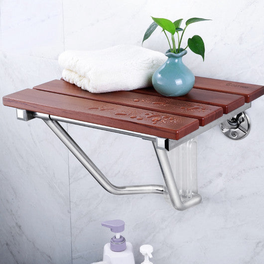 Wall-Mounted Folding Shower Seat Bench Bath Seat Bench Shower Chair