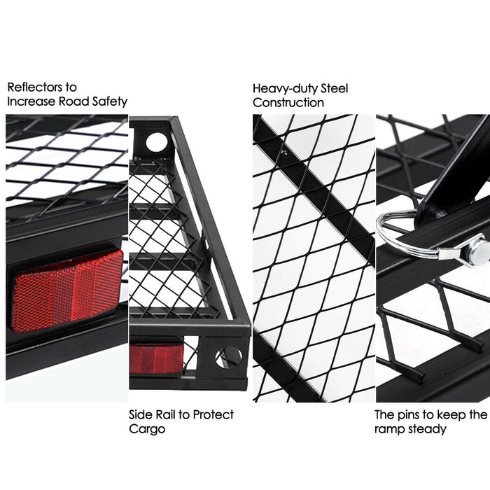 Strong Electric Wheelchair Hitch Carrier Mobility Ramp