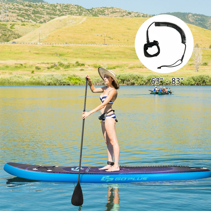 11 Feet Inflatable Stand Up Paddle Board Surfboard with Bag Aluminum Paddle Pump-L