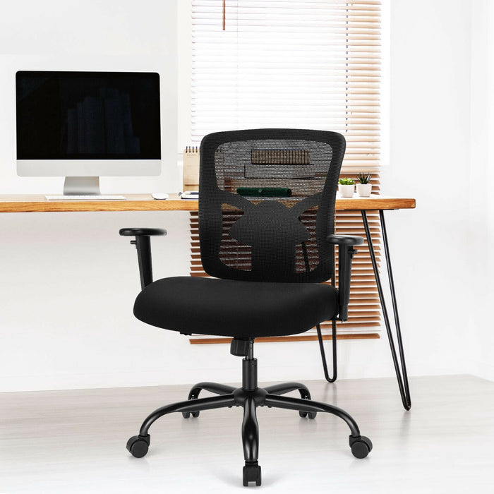 400LBS Mesh Big and Tall Office Chair Swivel Task Chair