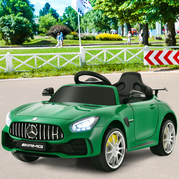 12V Licensed Mercedes Benz Kids Ride-On Car with Remote Control-Green