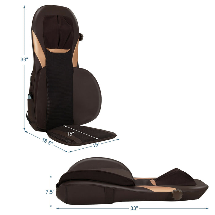 Shiatsu Massage with Heat Massage Chair-Golden