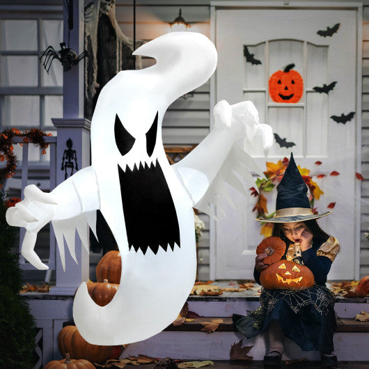 Inflatable Halloween Hanging Ghost Decoration with Built-in LED Lights